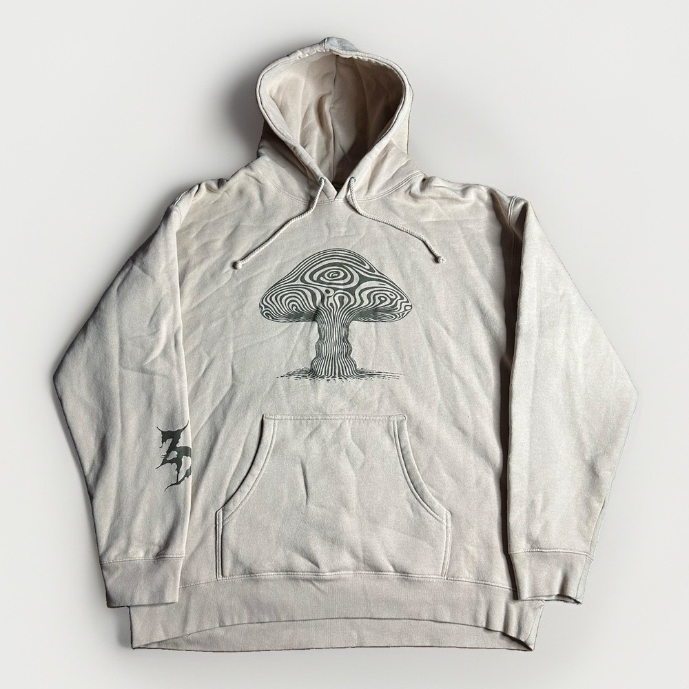 Zeds Dead Mushroom Hoodie XXL Pink Official Merch EDM DJ Festival Heavyweight